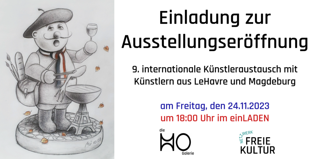 Einladung zur Ausstellungseröffnung LeHAvre