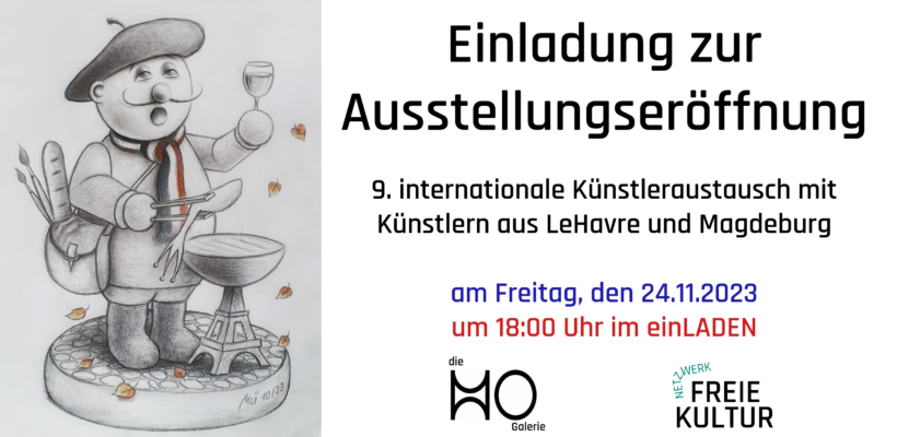 Einladung zur Ausstellungseröffnung LeHAvre