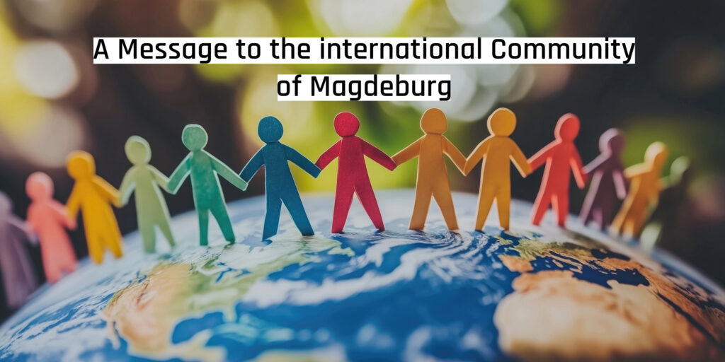 a message to the international community