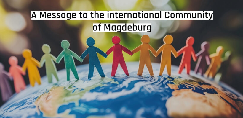 a message to the international community