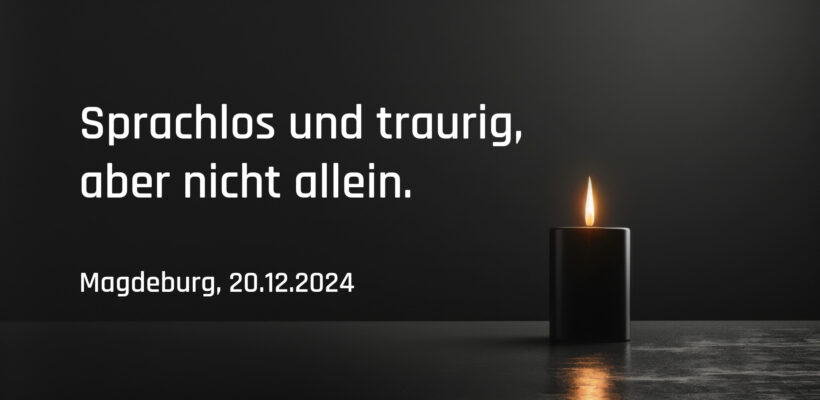 sprachlos und traurig