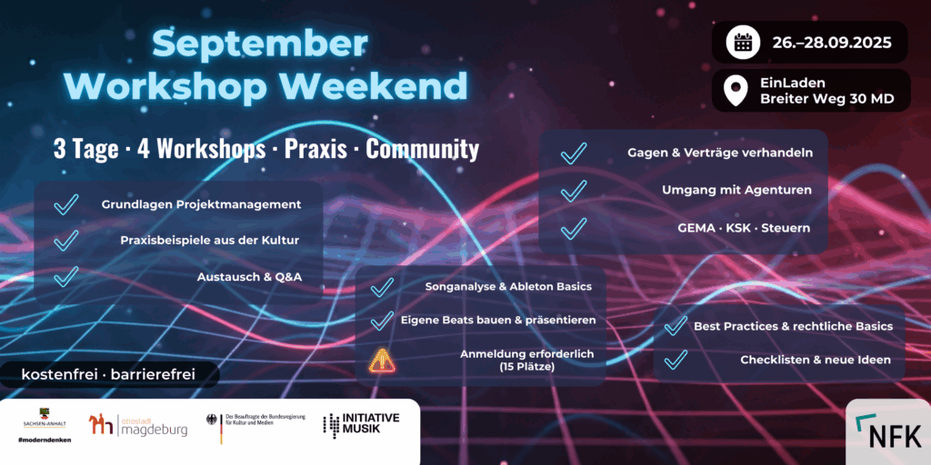 Engineering a City of Music - Workshop Wochenende September