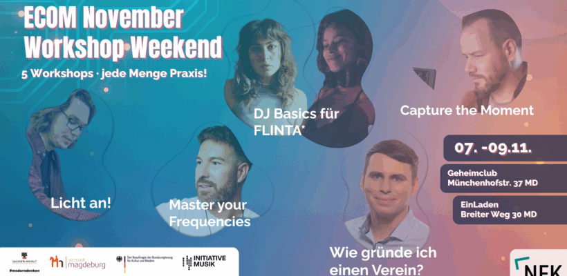 Engineering a City of Music - November Workshops