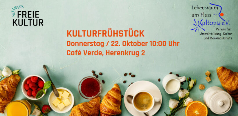 Kulturfrühstück NFK 22. Oktober 2026 cafe verde